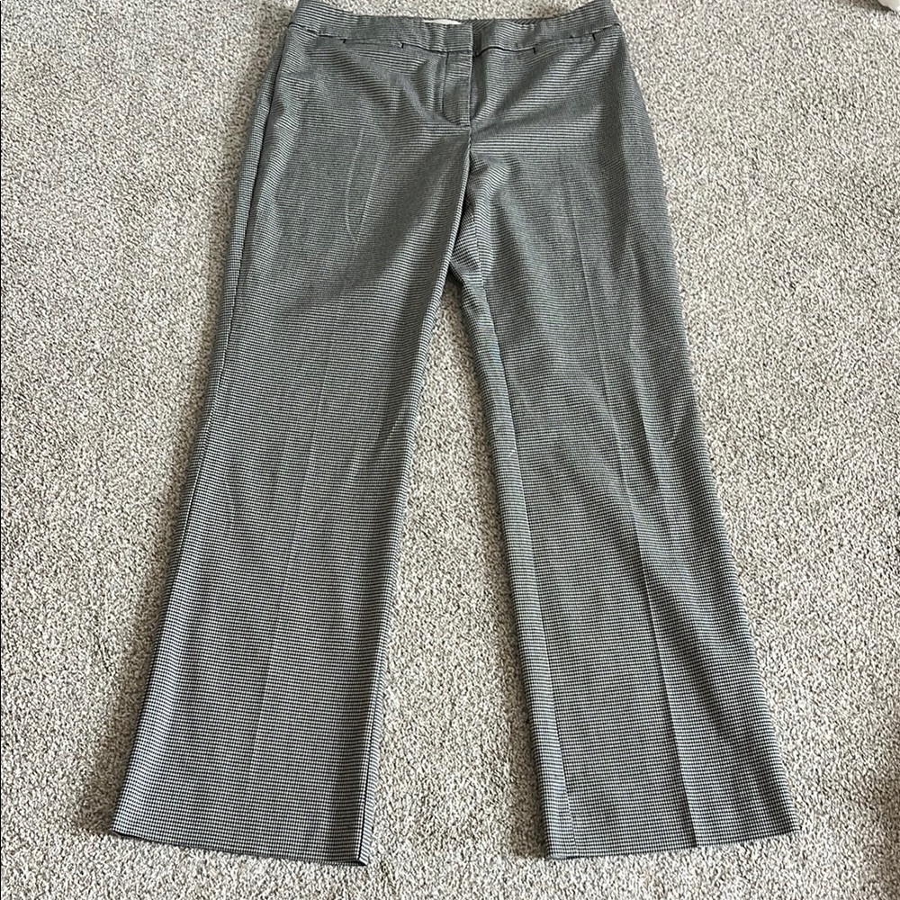 Gray Dress Pants - herringbone design